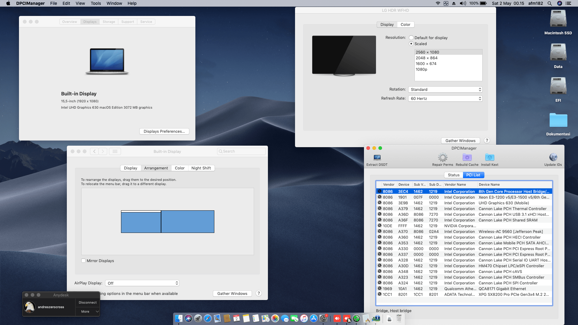 MSI GL63 8RC 2nd [CoffeeLake   Intel UHD 630 + I2C] 2
